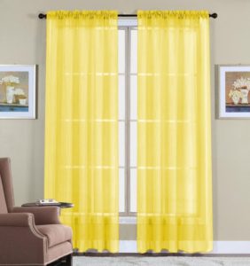 Yellow curtains 12