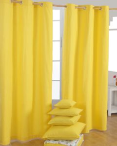 Yellow curtains 25