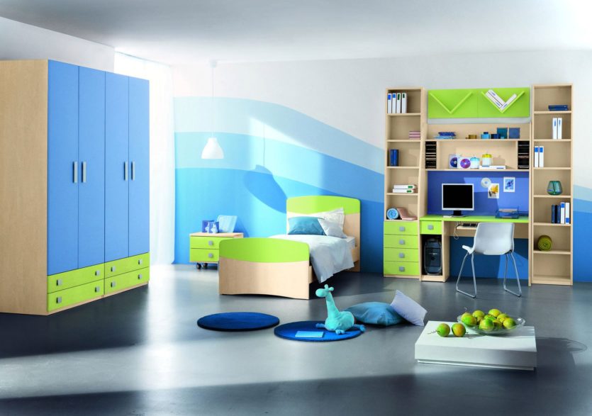 A large childrens room 25
