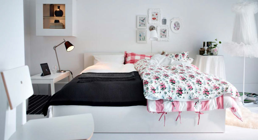 Белая Спальня Икеа В Интерьере Фото