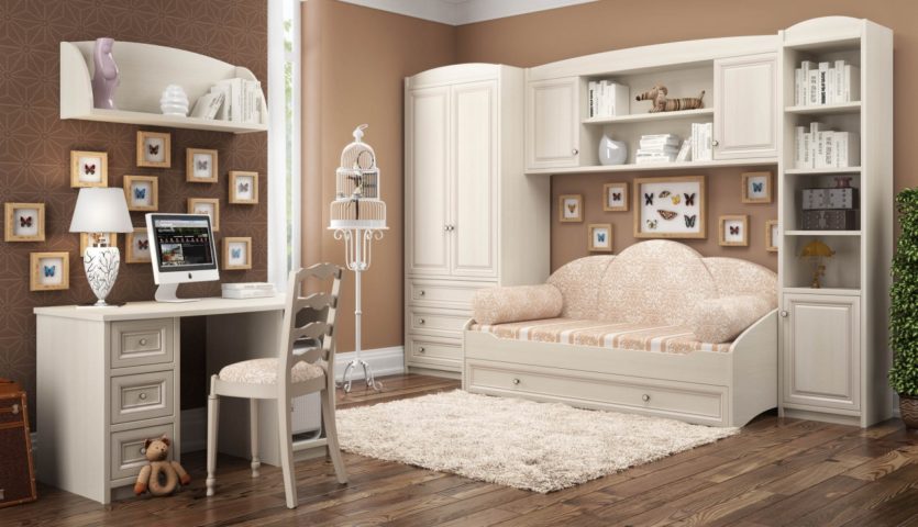 Childrens bedroom in a classic style 30