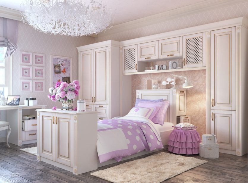 Childrens bedroom in a classic style 5 3