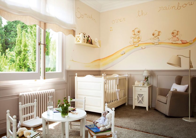 Childrens bedroom in a classic style 5 7