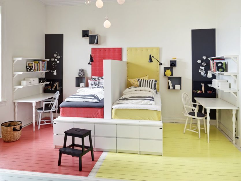 Дизайн комнаты для разнополых детей 18 кв м
