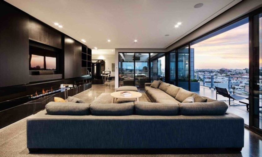 Coppin Penthouse living room