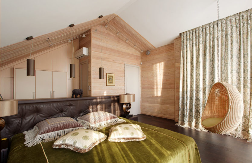Спальня в частном доме - оформляем уютное гнездышко (75 фото идей)