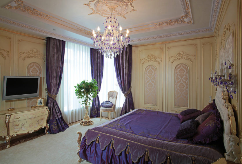 The design of the living room in the Baroque style 2